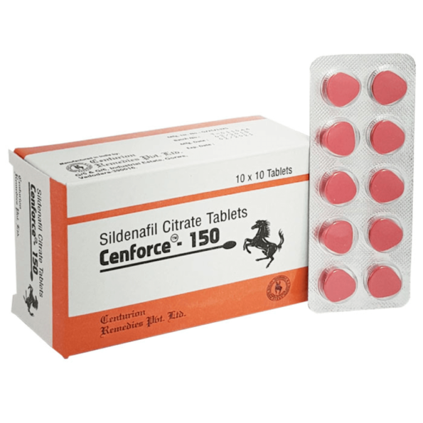 Cenforce 150 mg Sildenafil tablets for effective treatment of erectile dysfunction, high-quality ED medication, fast-acting male enhancement pills