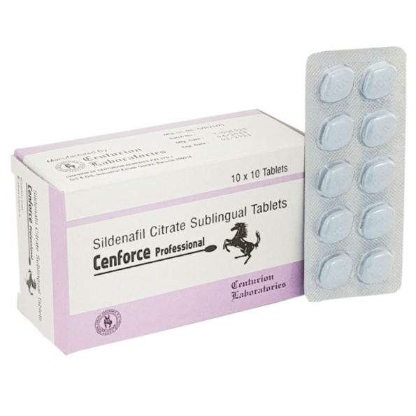 Cenforce Professional 100 mg - Sublingual Sildenafil Tablets for Erectile Dysfunction Treatment