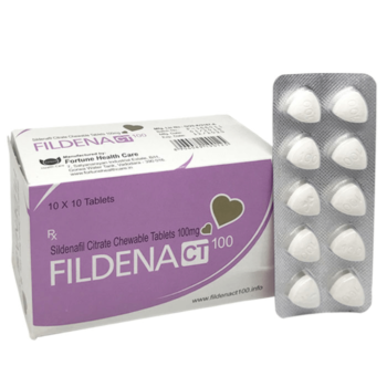 Fildena CT 100mg Chewable Sildenafil Tablets