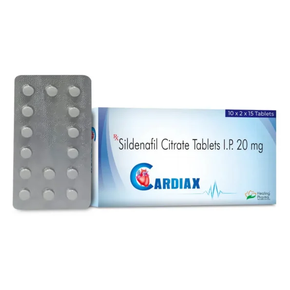 Cardiax 20 mg Sildenafil Tablets for Pulmonary Arterial Hypertension Treatment