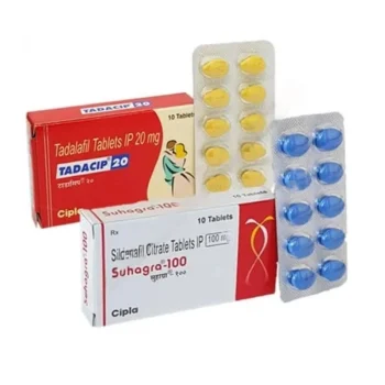 ED Pack By Cipla - Affordable Generic Erectile Dysfunction Treatment, Sildenafil 100mg, Tadalafil 20mg, Buy Online at Trusted Pharmacy