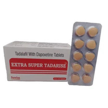 Extra Super Tadarise Tablets (Tadalafil/Dapoxetine) - Premium Treatment for Erectile Dysfunction and Premature Ejaculation - Buy Online