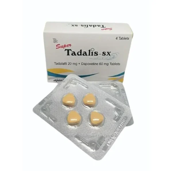 Super Tadalis SX - Tadalafil and Dapoxetine Dual-Action Tablets for Erectile Dysfunction and Premature Ejaculation