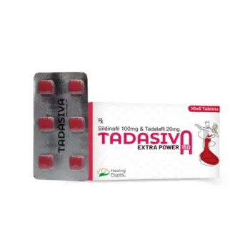 Tadasiva-120 Extra Power Tablets for Erectile Dysfunction - Tadalafil and Sildenafil Combination