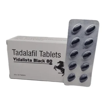 Vidalista Black 80 mg Tablets - Potent Tadalafil for Erectile Dysfunction Treatment