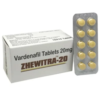 Zhewitra 20 - Vardenafil Tablets for Erectile Dysfunction Treatment | Enhance Sexual Performance | Buy Online