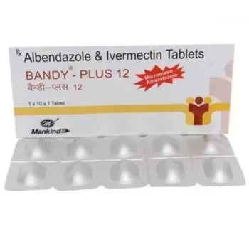 Buy Bandy Plus 12 Chewable Tablets Online - Effective Ivermectin and Albendazole Combination for Treating Parasitic and Worm Infections, Fast Relief