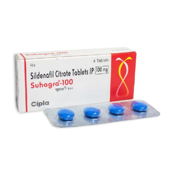 Buy Suhagra 100 mg Sildenafil Online for Erectile Dysfunction Treatment, Best ED Medication, Affordable Sildenafil Tablets, Effective for Men's Health