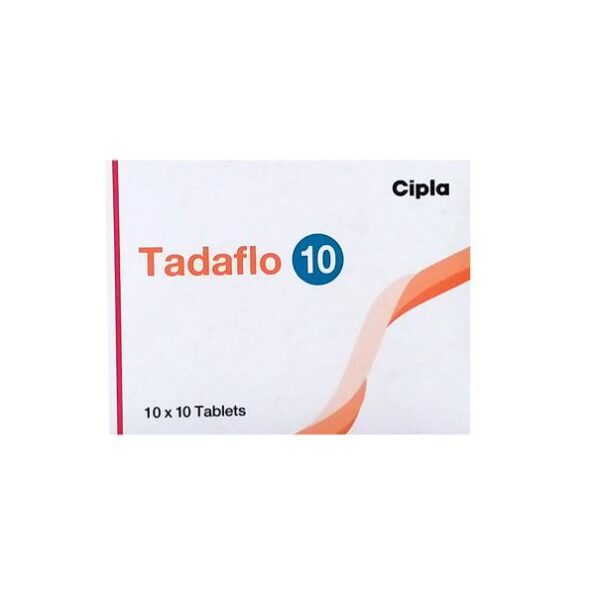 Tadaflo 10 mg Tablet for Enhanced Blood Flow and Pulmonary Arterial Hypertension Relief