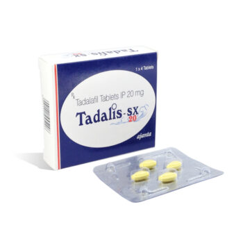 Tadalis SX 20 mg Tadalafil Tablets - Affordable Treatment for Erectile Dysfunction, Pulmonary Hypertension, and Prostate Health.