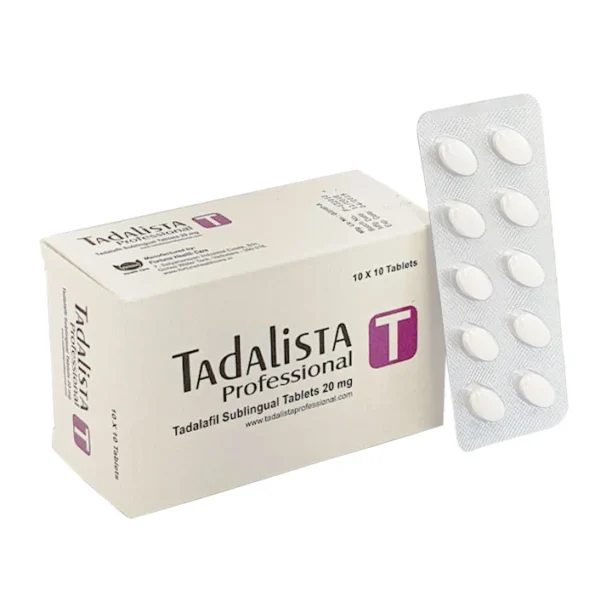 Tadalista Professional - Sublingual Tadalafil 20mg Tablets for Effective Erectile Dysfunction Treatment