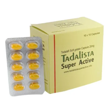 Tadalista Super Active 20mg Soft Gel Capsules - Fast-Acting Tadalafil for Effective Erectile Dysfunction Treatment