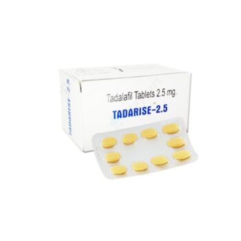 Tadarise 2.5 mg (Tadalafil) tablets - Affordable generic medication for erectile dysfunction, buy online from a trusted pharmacy with free shipping.