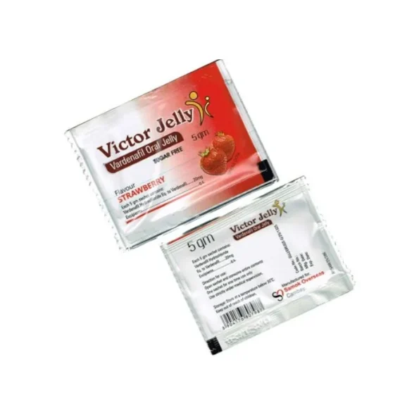 Victor Oral Jelly 20mg - Vardenafil for Erectile Dysfunction | Fast-Acting ED Treatment | Buy Online