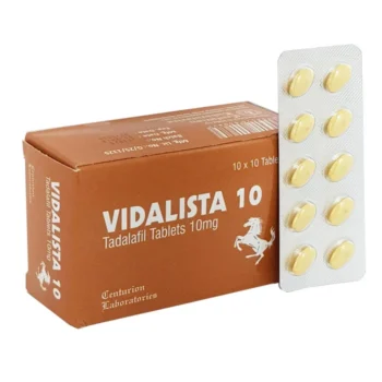 Vidalista 10 mg Tadalafil Tablets - Effective ED Treatment - Little Yellow Pills for Erectile Dysfunction