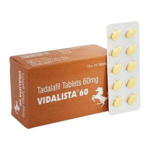 Vidalista 60 mg Tadalafil Tablets for Erectile Dysfunction Treatment – Boost Sexual Performance with Long-Lasting Erections