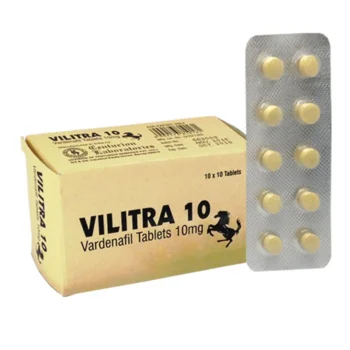 Vilitra 10 mg Vardenafil tablets for erectile dysfunction treatment - Buy online with free shipping