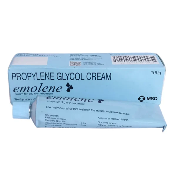 Emolene Cream 100gm - Propylene Glycol Moisturizer for Dry Skin Treatment