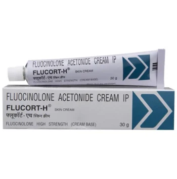 Buy Flucort H Cream 30gm Fluocinolone Acetonide for skin infections, eczema, dermatitis, psoriasis treatment at lowest price with fast worldwide shipping.