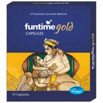 Funtime Gold Capsule for Men - Ayurvedic Supplement for Male Vitality and Performance