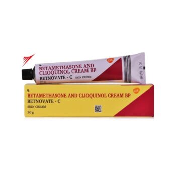 Buy Betnovate C Cream 30gm online to treat skin infections such as psoriasis and dermatitis. Get fast relief with Betamethasone and Clioquinol.