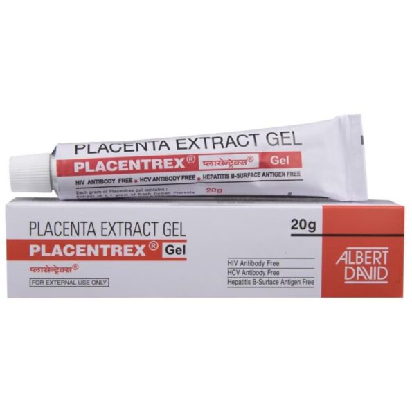 Placentrex Gel 20gm – Placenta Extracts for Chronic Wound Healing, Vitiligo, and Skin Regeneration