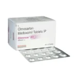 Olmesar 40 mg Tablets - Olmesartan 40mg medication for lowering high blood pressure and improving cardiovascular health. Effective angiotensin II receptor inhibitor.