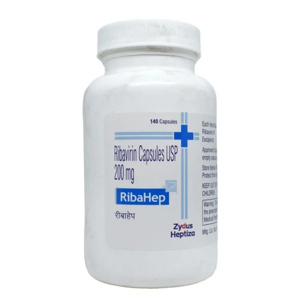 Ribavirin 200mg Capsule – Antiviral Medication for Hepatitis C Treatment, Liver Function Improvement, and Viral Replication Control.