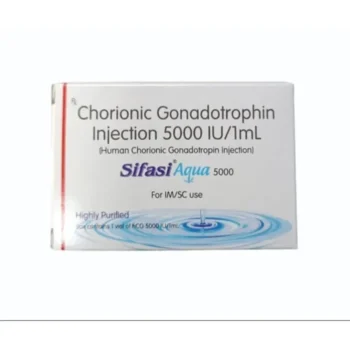 Sifasi HP 5000 IU HCG Injection for infertility, ovulation stimulation, sperm count boost, and hormone therapy in men and women.