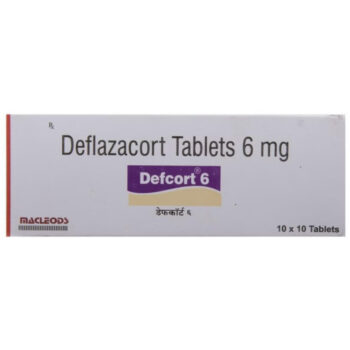 Defcort 6mg Tablet - Treatment for Duchenne Muscular Dystrophy, Autoimmune Diseases & Inflammation. Contains Deflazacort. Effective Anti-inflammatory Steroid. Buy Online at Emedstrip.com.