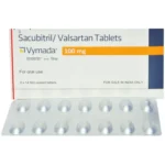 Vymada 100mg Tablet - Effective heart failure treatment combining Sacubitril and Valsartan. Reduces cardiovascular risks, improves blood flow, lowers blood pressure, and minimizes hospitalization risks. Trusted solution for chronic heart failure patients.