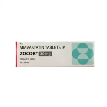 Zocor 20mg Tablet (Simvastatin) - Effective Statin for Cholesterol Control. Reduces LDL, Boosts HDL, and Lowers Triglycerides. Order Online at Emedstrip.com.