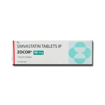 Zocor 40mg Tablet (Simvastatin) - Effective Cholesterol Management for Heart Health. Lower LDL, Increase HDL, and Control Triglycerides. Order Online with Fast Delivery.