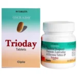 Trioday Tablet – A combination antiretroviral medication containing Lamivudine 300mg, Tenofovir 300mg, and Efavirenz 600mg for effective treatment of HIV infection and chronic Hepatitis B. Available at Emedstrip.com with global shipping options.