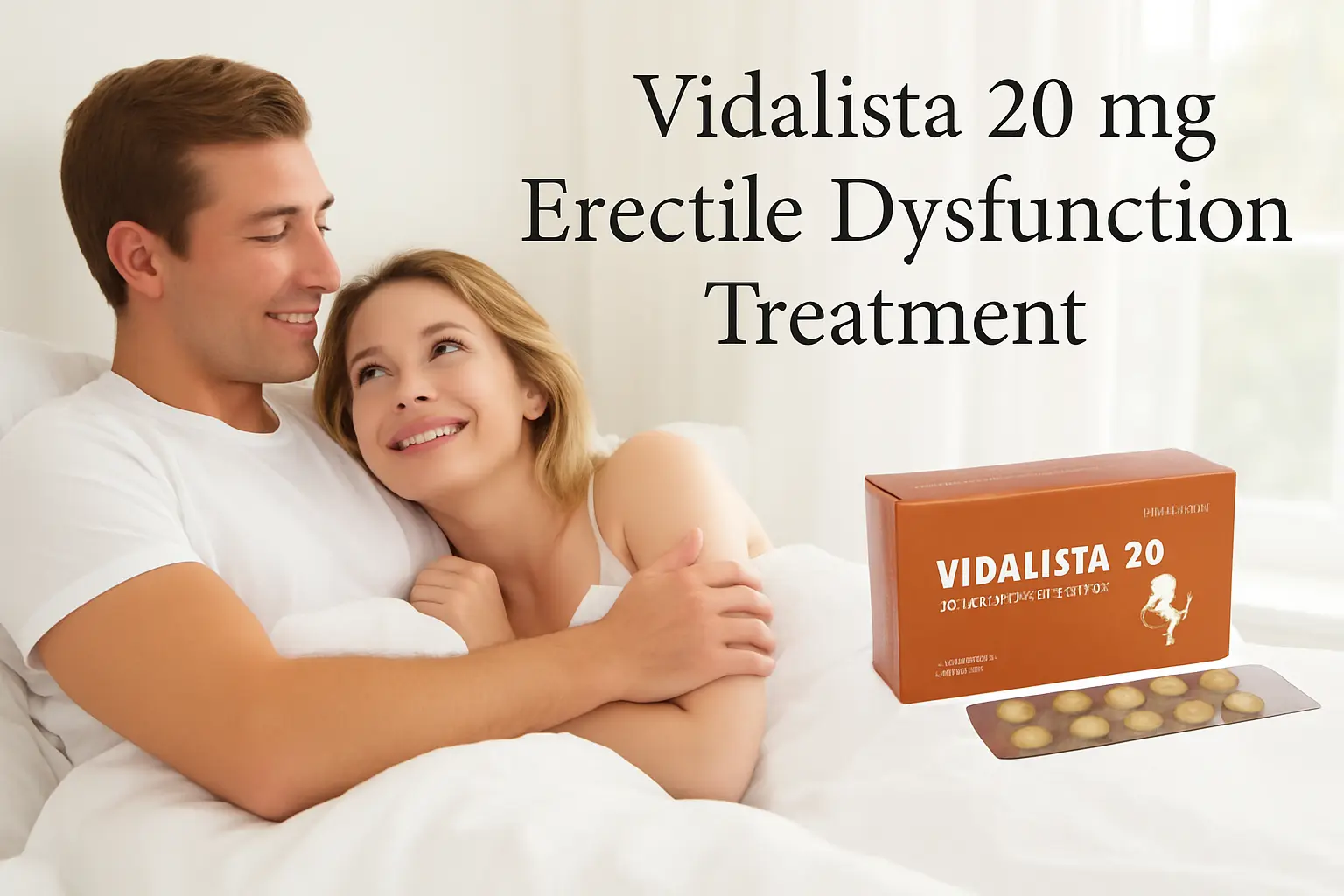 Vidalista 20 mg Powerful ED Solution Usage, Benefits, and Safety Guide