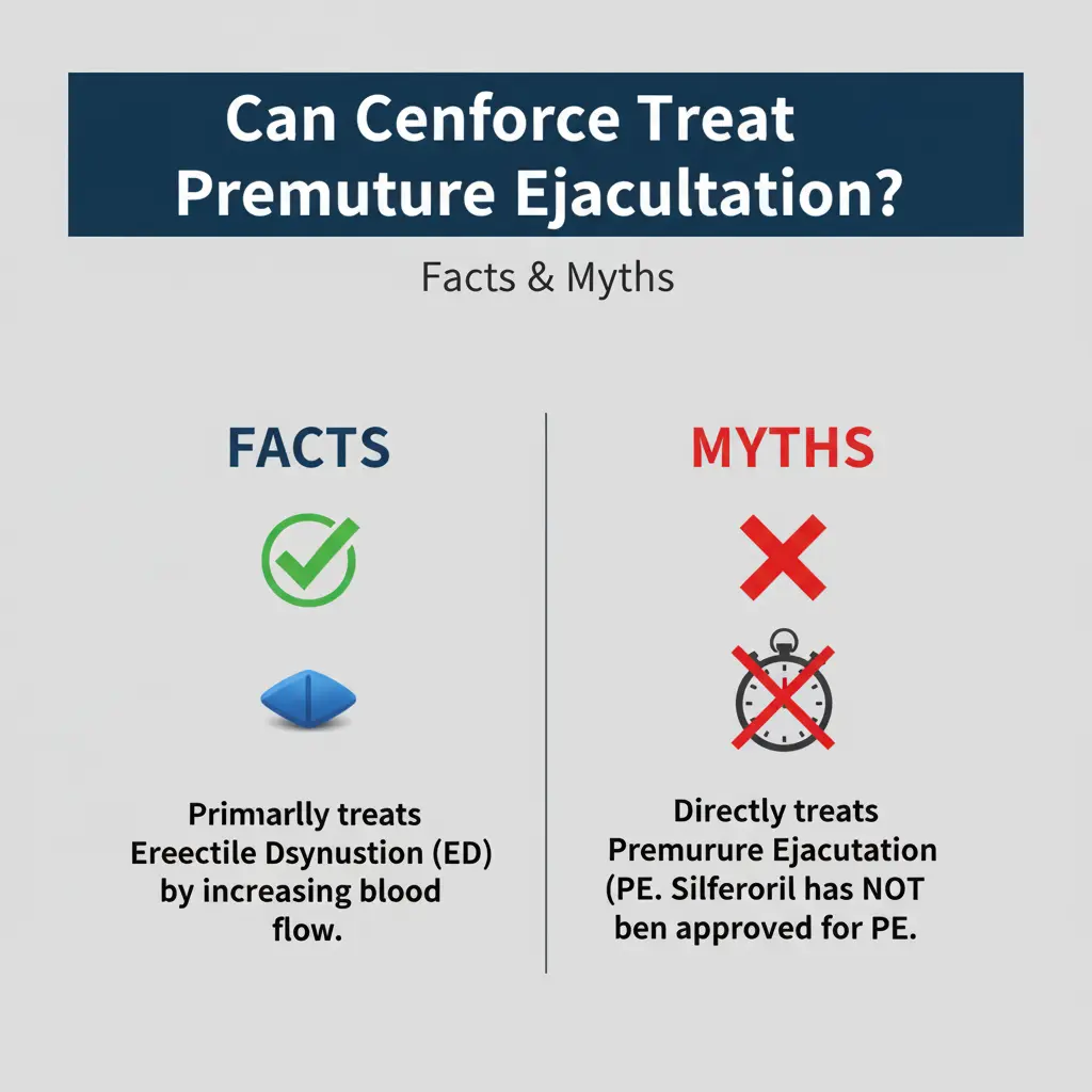 Can Cenforce Treat Premature Ejaculation Facts & Myths