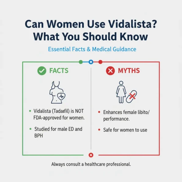 Can Women Use Vidalista What You Should Know