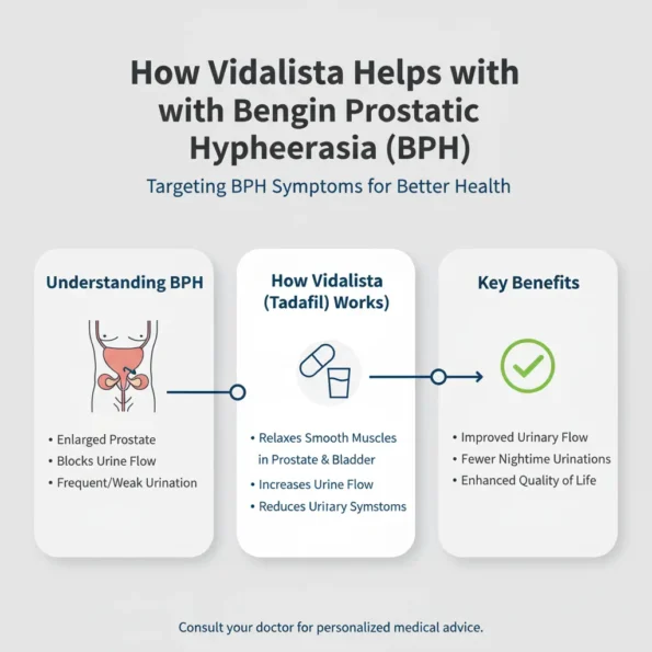 How Vidalista Helps with Benign Prostatic Hyperplasia (BPH)