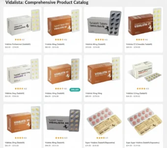 vidalista range of products