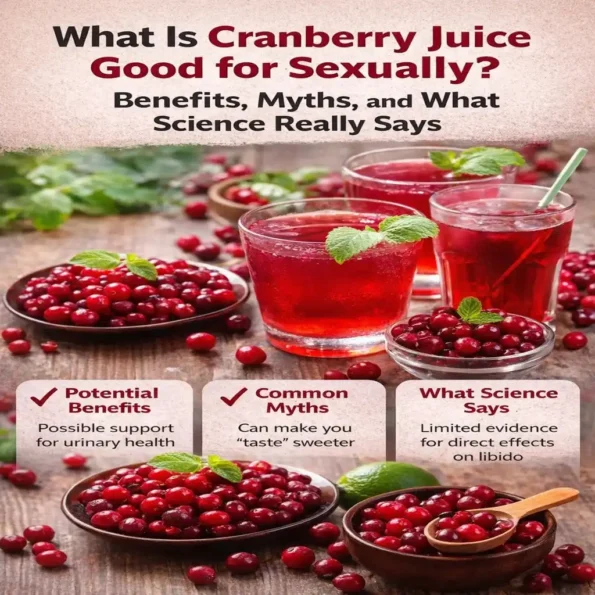 cranberry juice benefits sexually for men and women